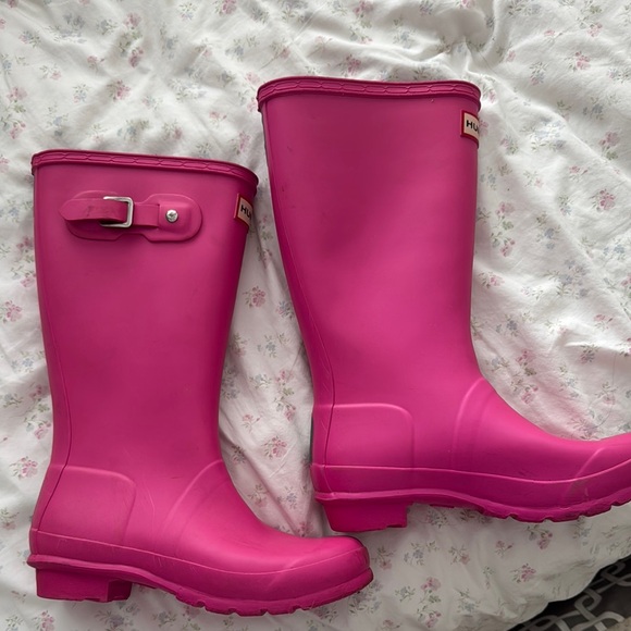 Hunter Other - Hunter Fuchsia Waterproof Boots
